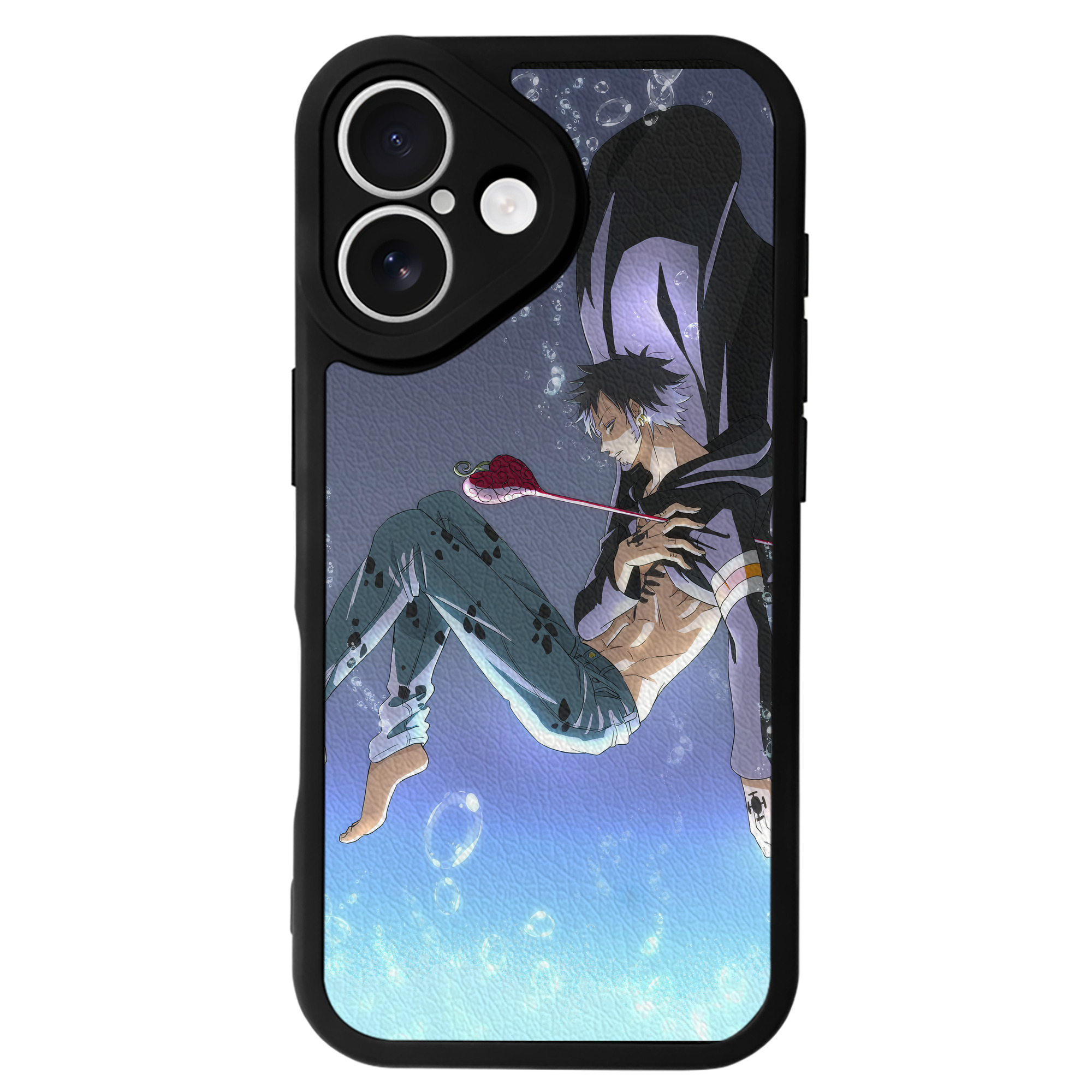 （画像用） ワンピース ONE PIECE 【iPhone 16シリーズ対応】シリコンスマホケース（レザー調） 材質：シリコン